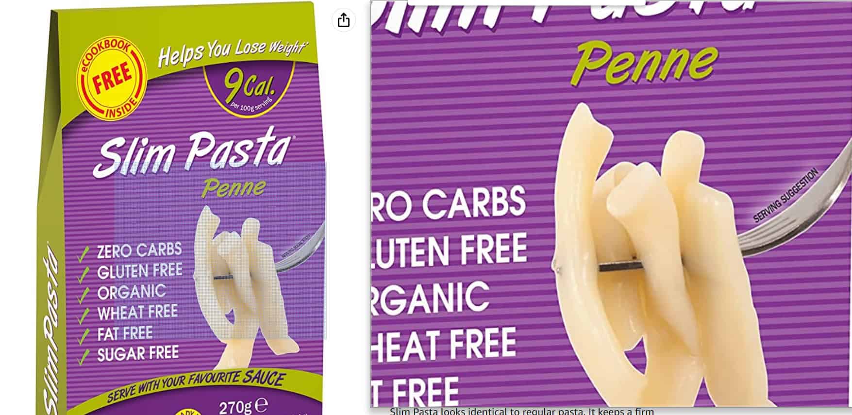 Vegan Shrimps made of Skinny Pasta (Konjac) Noodles