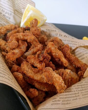 vegan shrimps made of skinny past konjac recipe