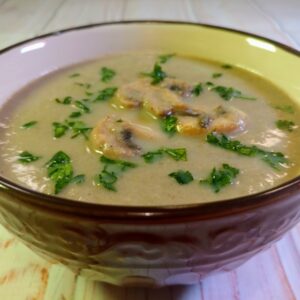 creamy mushroom soup with no cream or starch