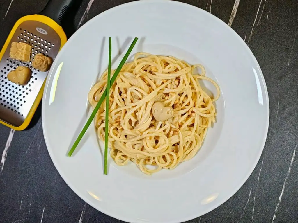 vegan creamy lemon sauce spaghetti