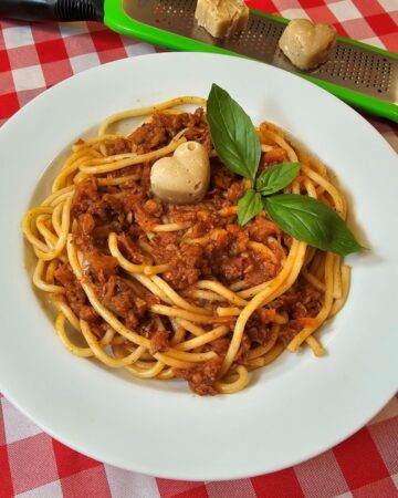 מתכון לספגטי בולונז טבעוני