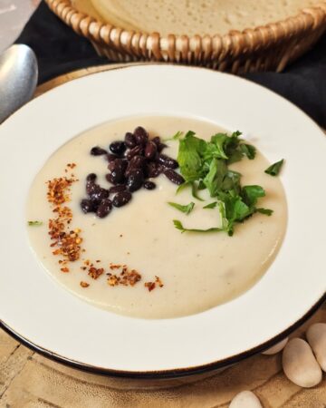 Recipe for Creamy Lima White Bean Soup